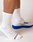 White Crew Socks