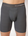 Grey Slate - Long Leg Boxer Briefs