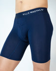 Navy Blue - Long Leg Boxer Briefs