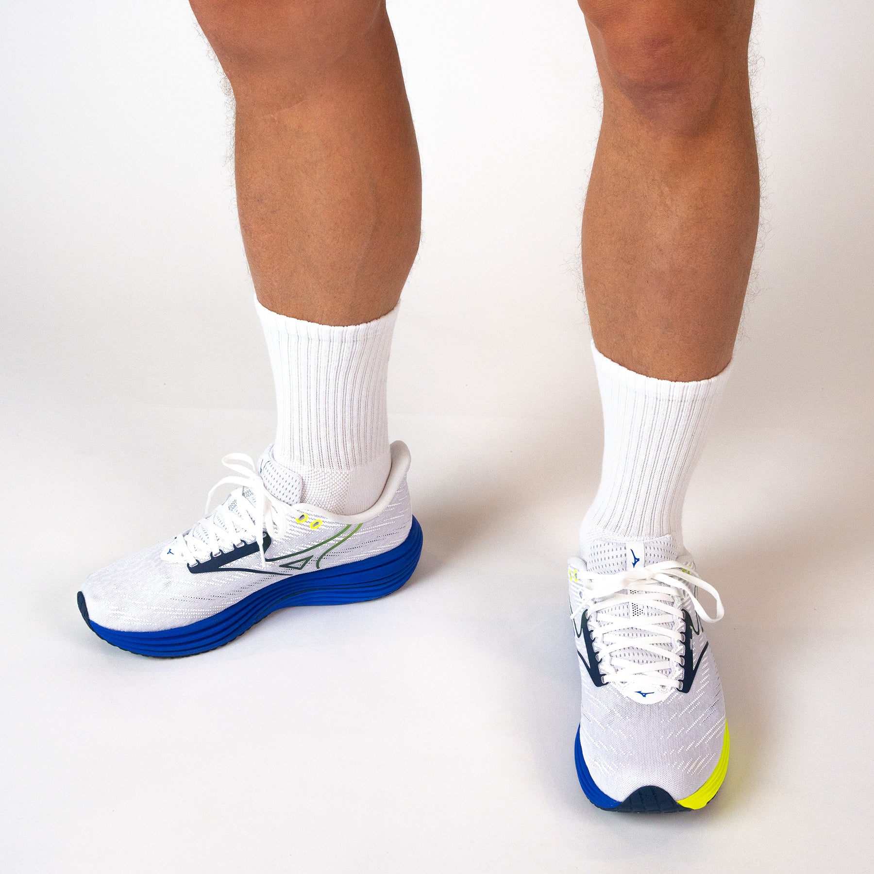 White Crew Socks