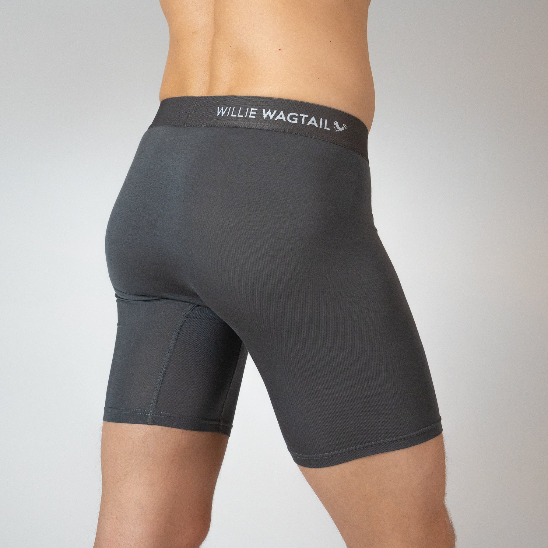 Grey Slate - Long Leg Boxer Briefs