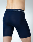 Navy Blue - Long Leg Boxer Briefs
